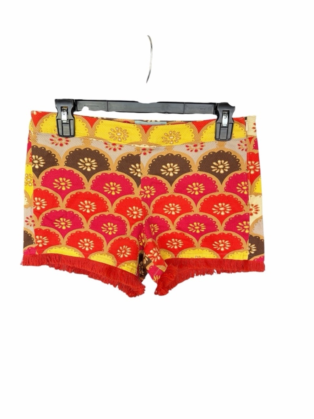 JUDITH MARCH Colorful Fringe Shorts size medium